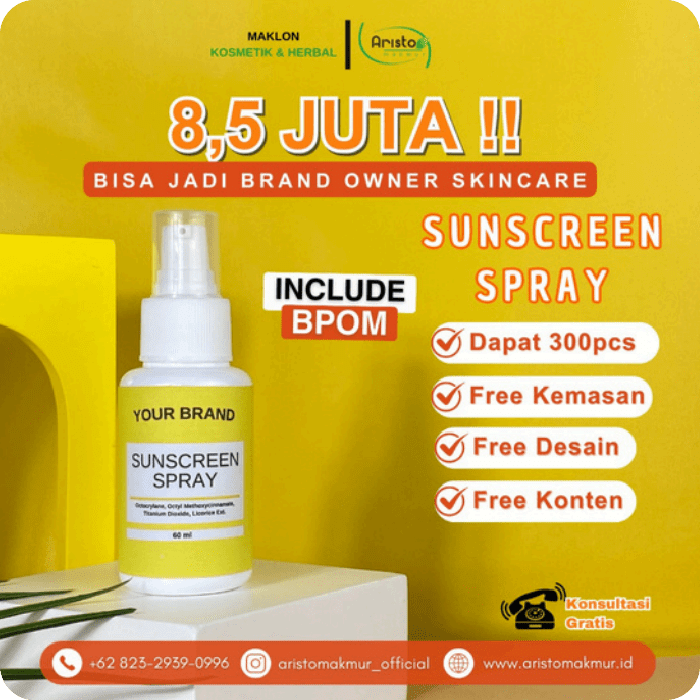 maklon sunscreen spray